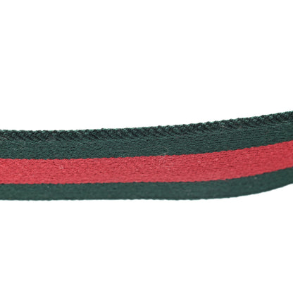Gucci Canvas Torchon Double G Web Belt 90 36 Verde 5 of 5