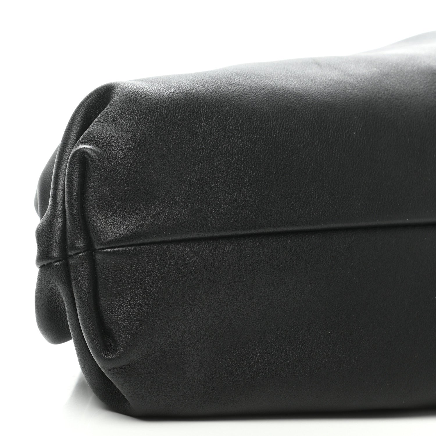 Bottega Veneta Smooth Butter Calf The Pouch Oversized Clutch Black 8 of 9