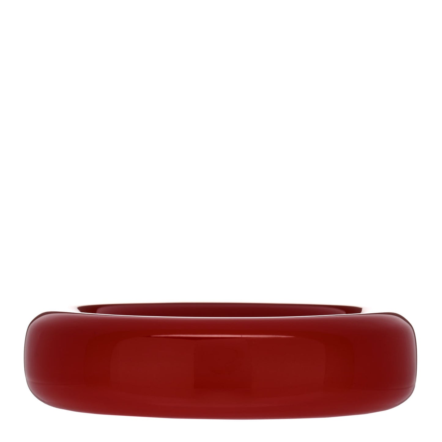 Lacquer Hardwood Elsa Peretti Doughnut Bangle Bracelet Red