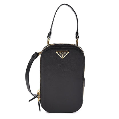 Prada Saffiano Mini Bag Black 1 of 11