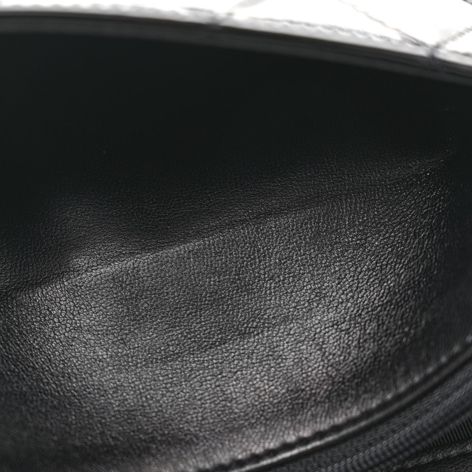 Chanel Patent Quilted Wallet On Chain WOC Black 11 of 12