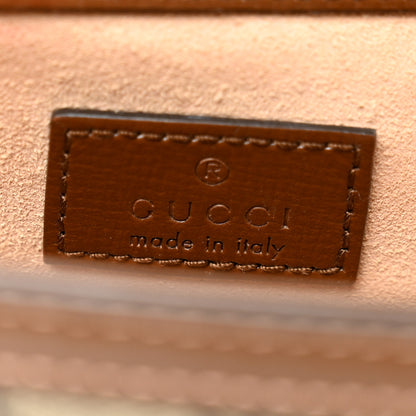 Gucci GG Supreme Monogram Small Horsebit 1955 Chain Shoulder Bag Beige Ebony Brown Sugar 6 of 11
