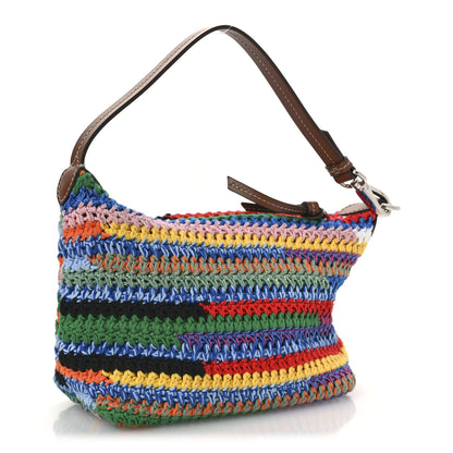 Miu Miu Fabric Crochet Pouch Multicolor 3 of 10