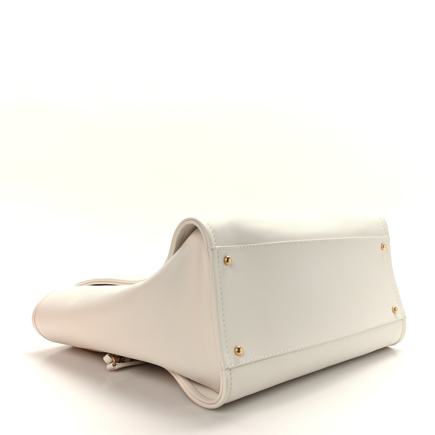 Chanel Calfskin Medium Deauville Tote White Multicolor 5 of 12