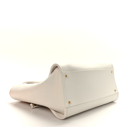 Chanel Calfskin Medium Deauville Tote White Multicolor 5 of 12
