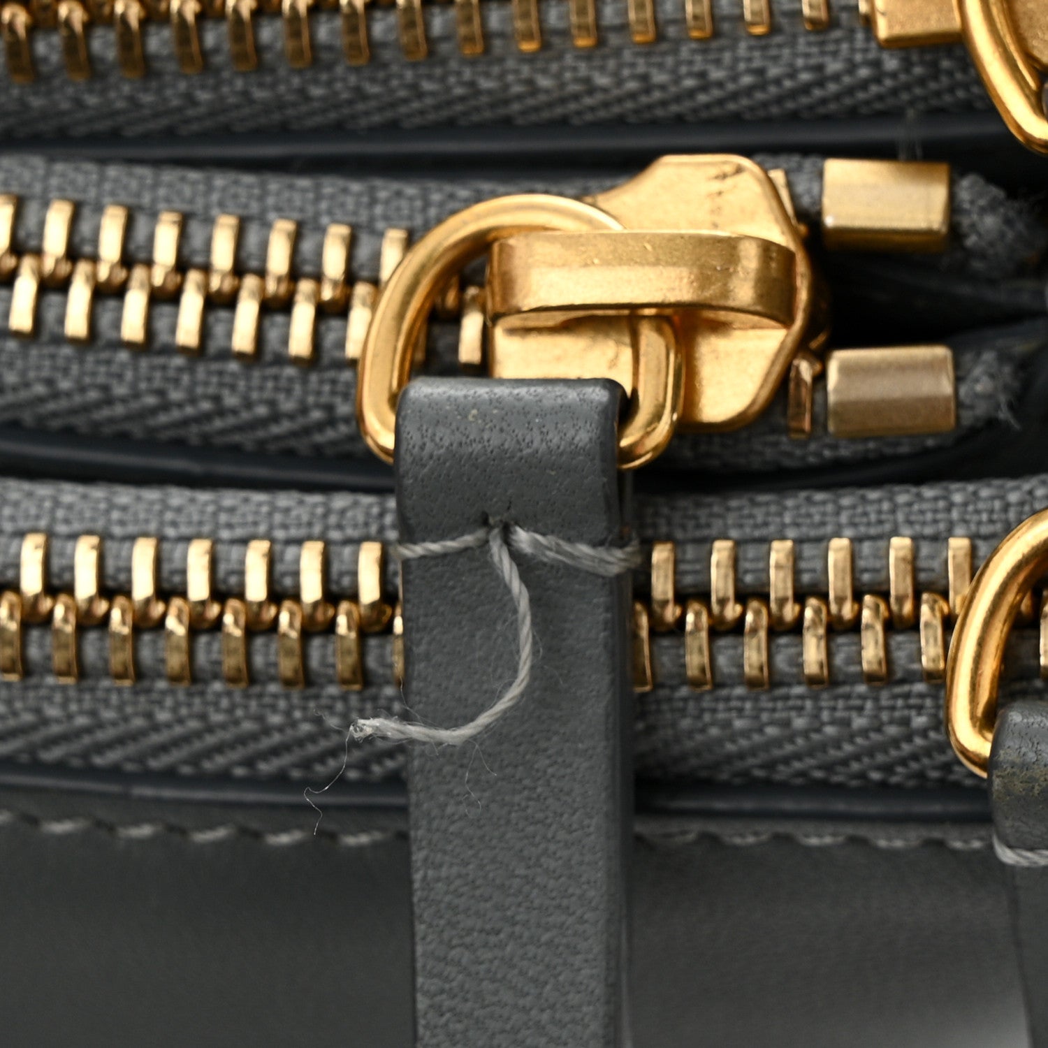 Celine Lambskin Small Trio Crossbody Bag Smoke 13 of 13
