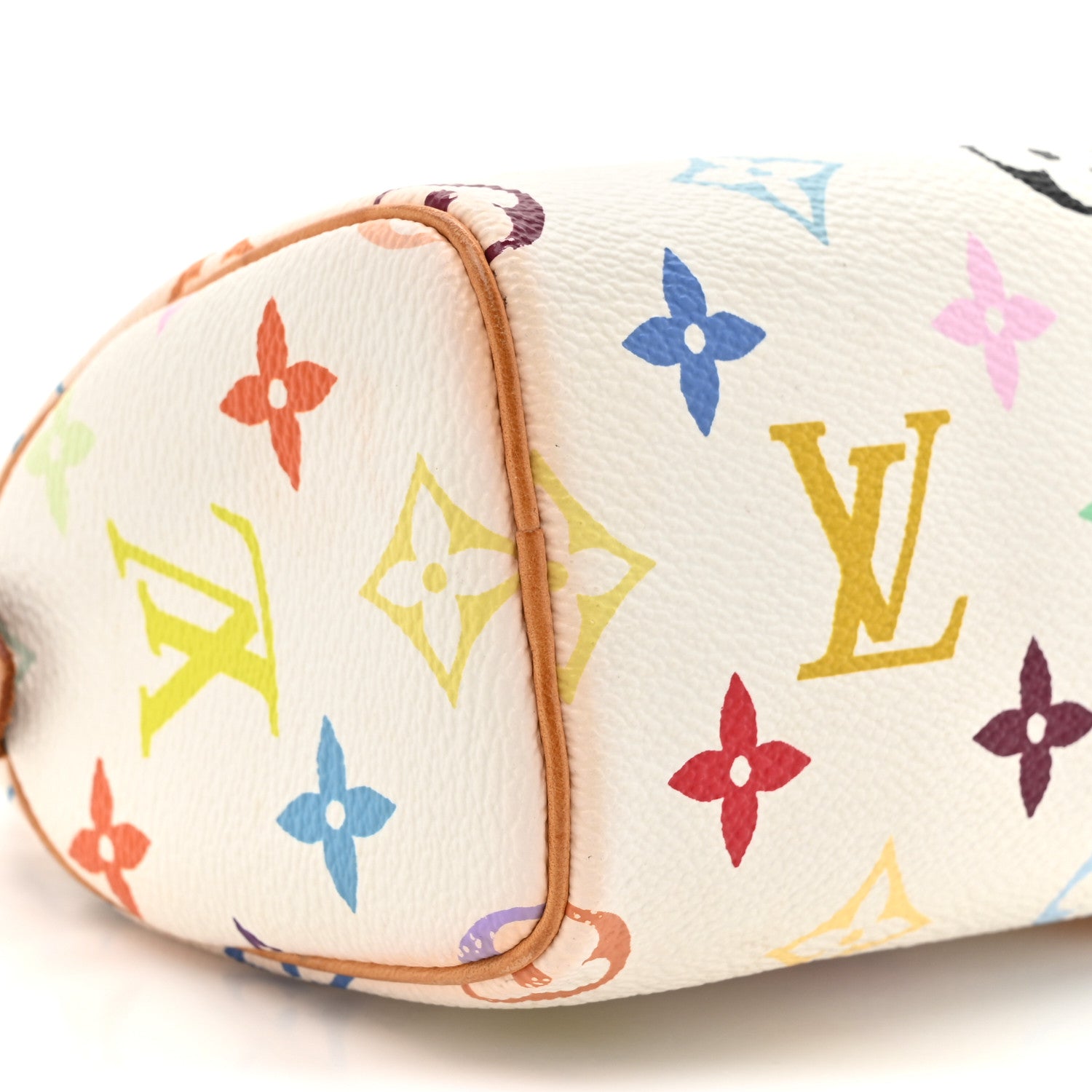 Louis Vuitton Monogram Multicolor Mini Sac HL Speedy White 9 of 14