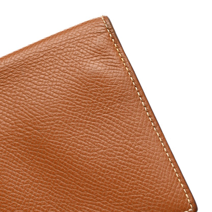 Hermes Epsom Bearn Gusset Wallet Gold 11 of 13
