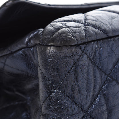 Chanel Metallic Aged Calfskin Quilted 2.55 Reissue 228 Flap Blue 9 of 16