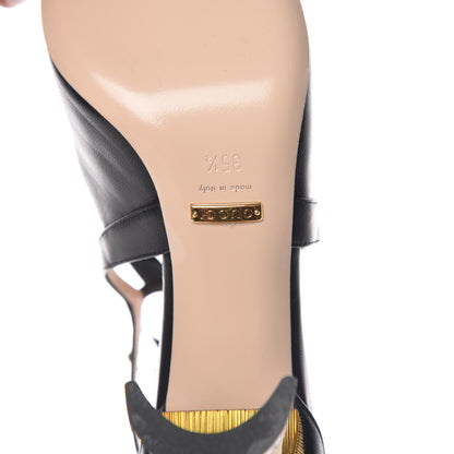 Gucci Malaga Kid Pebbles Lace Up Gladiator Knee High Boots 35.5 Black 6 of 9