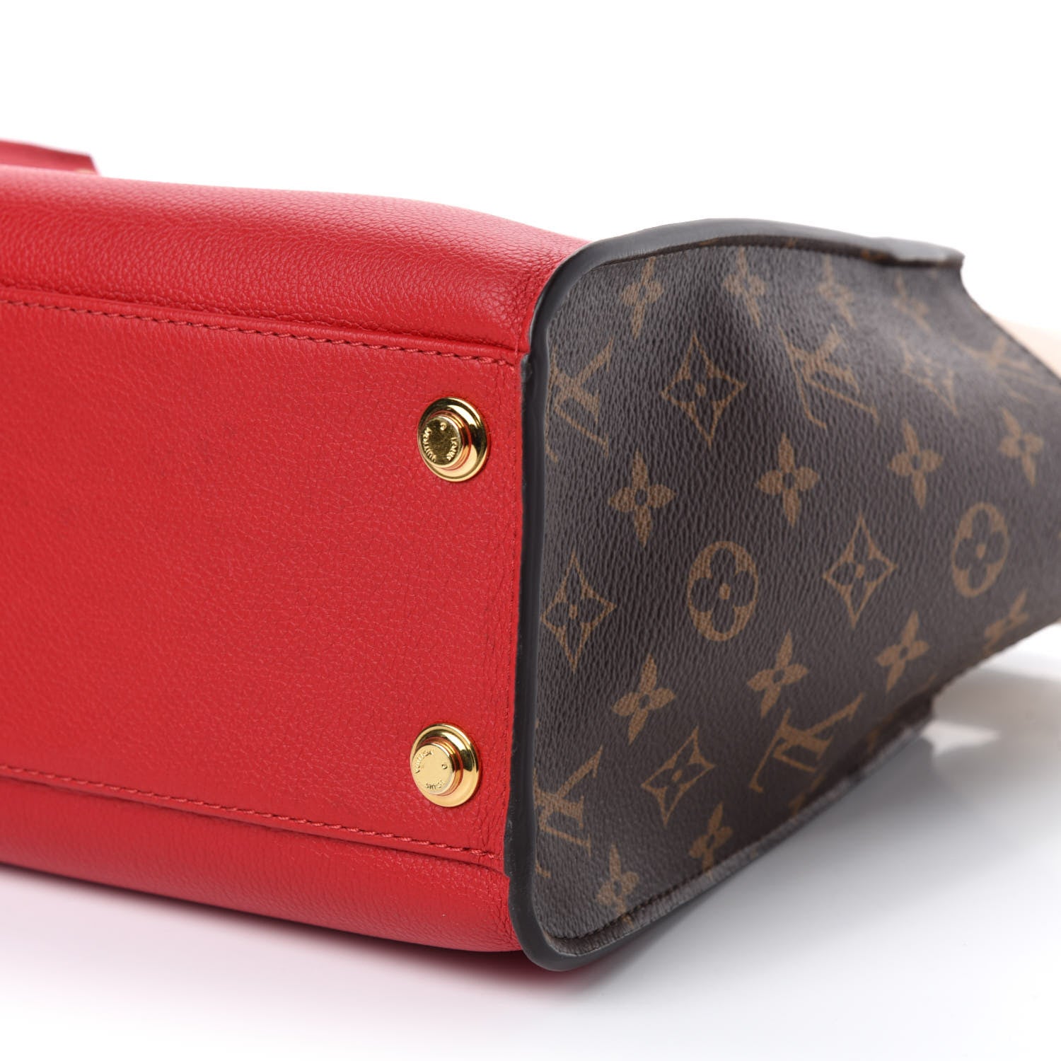 Louis Vuitton Calfskin Monogram On My Side Pirate Red 8 of 10