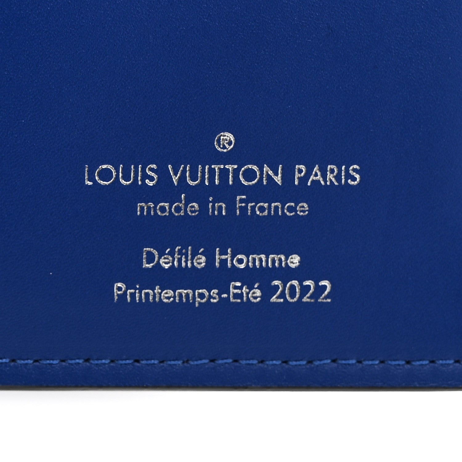 Louis Vuitton Taurillon Illusion Brazza Wallet Bleu Vert 7 of 10