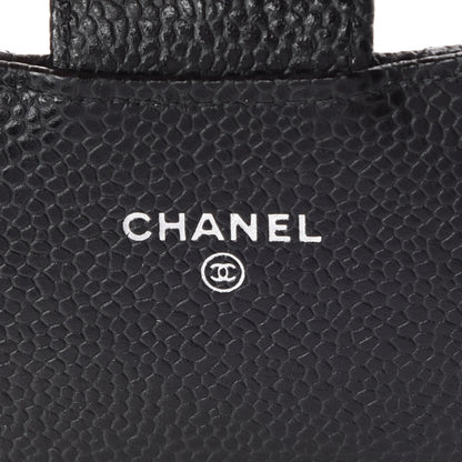 Chanel Caviar Quilted Flap Card Holder Black 7 of 8