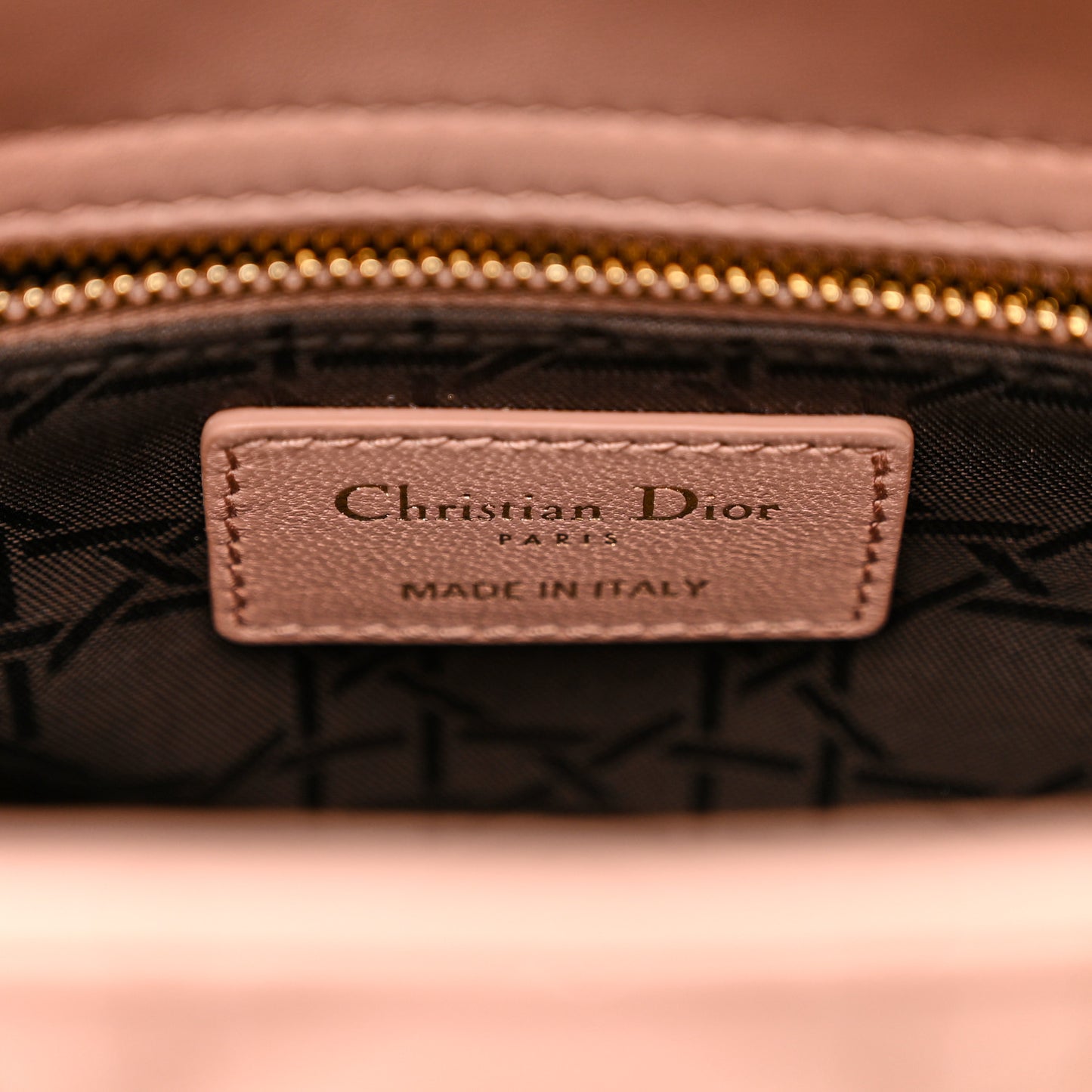 Lambskin Cannage Small My ABC Dior Lady Dior Blush