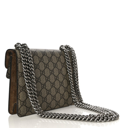 Gucci GG Supreme Monogram Mini Dionysus Shoulder Bag Taupe 3 of 17