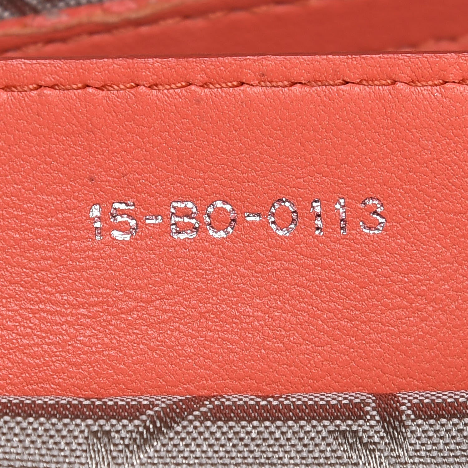 Christian Dior Lambskin Cannage Large Lady Dior Coral 9 of 15