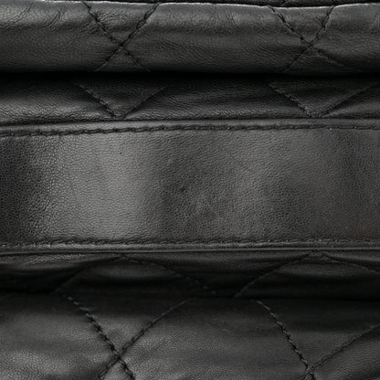 Chanel Lambskin Quilted Large Chanel 3 Flap Black 11 of 11