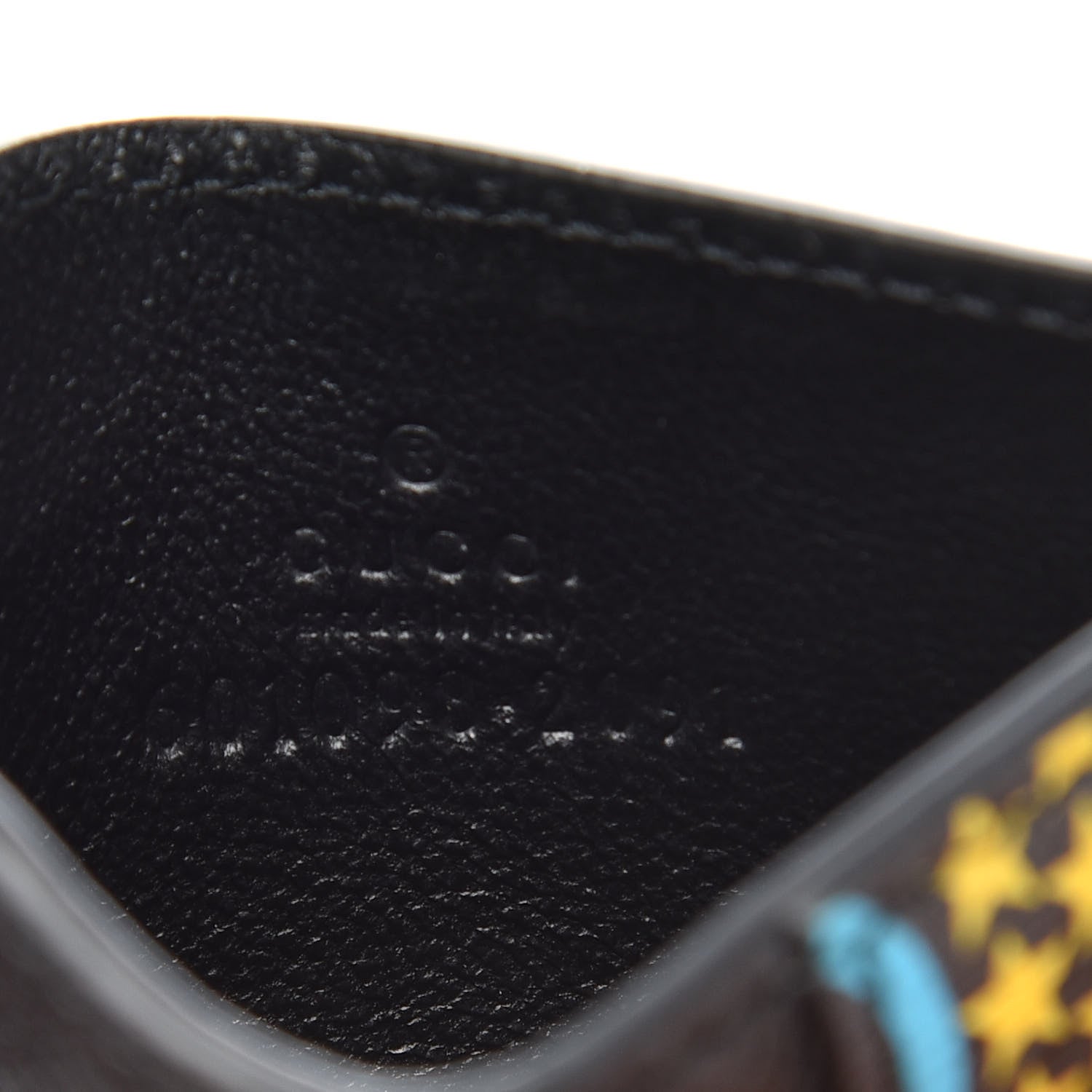 Gucci GG Supreme Monogram Psychedelic Card Holder Black 5 of 6