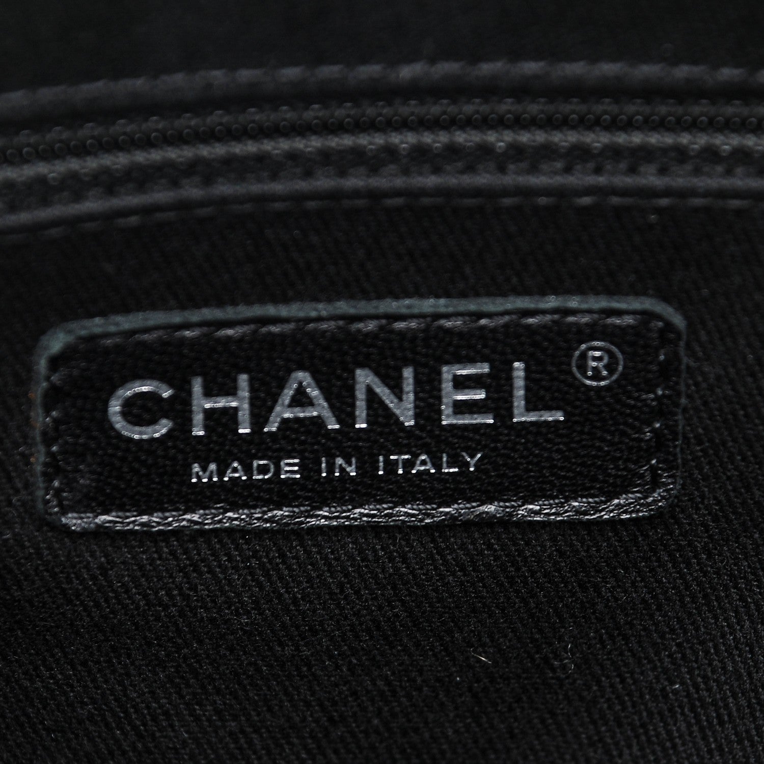 Chanel Calfskin Perforated Up In The Air North South Tote Black 6 of 7