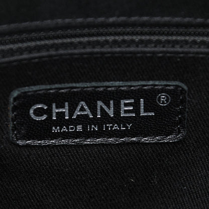 Chanel Calfskin Perforated Up In The Air North South Tote Black 6 of 7