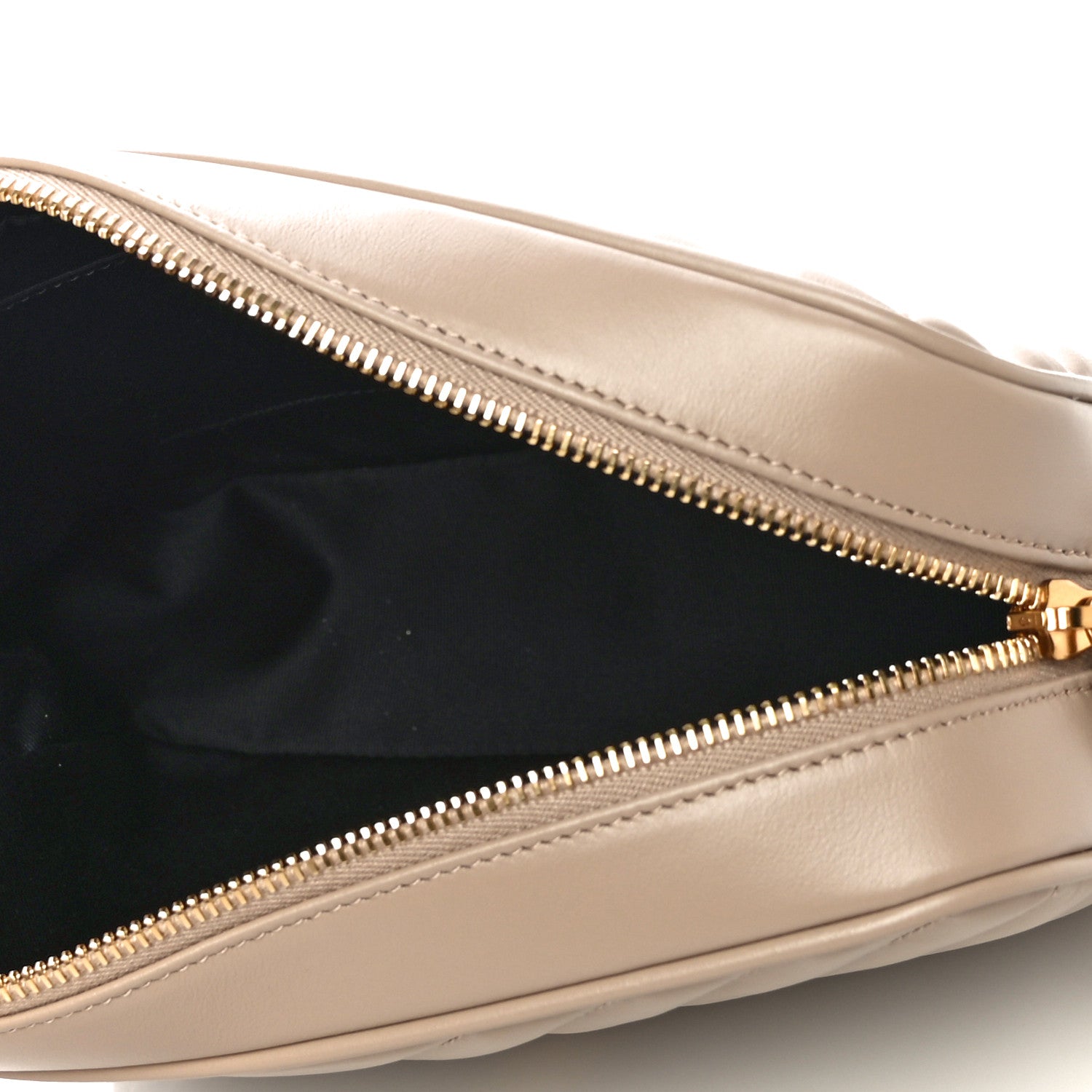 Saint Laurent Calfskin Matelasse Monogram Lou Camera Bag Dark Latte 5 of 10