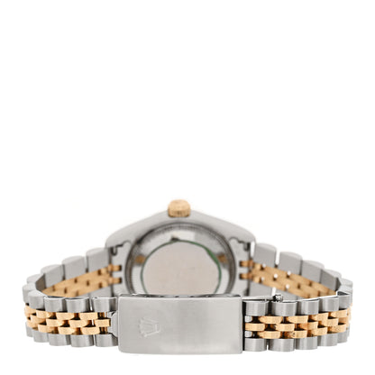Rolex Stainless Steel 18K Yellow Gold Diamond 26mm Oyster Perpetual Datejust Watch Champagne 69173 3 of 5