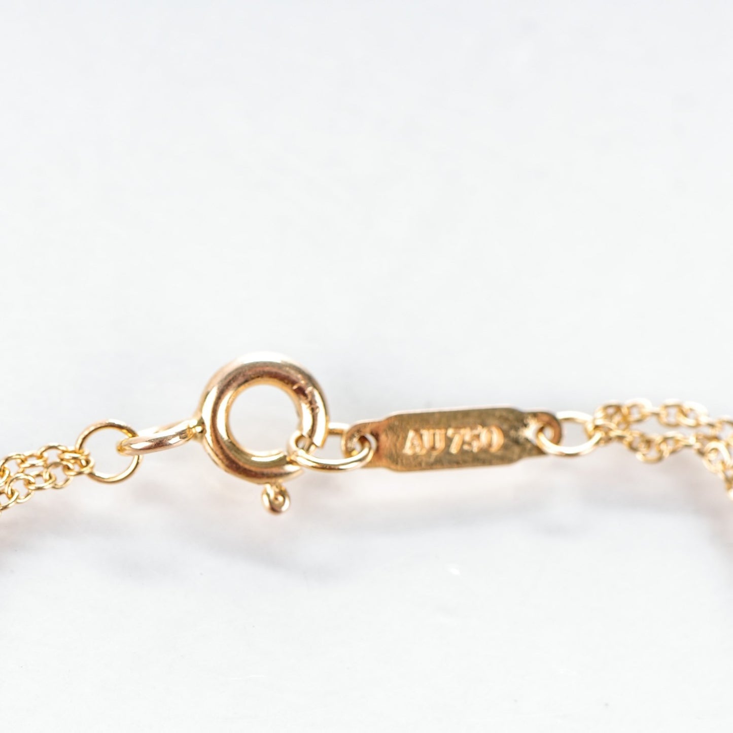 18K Yellow Gold Infinity Bracelet