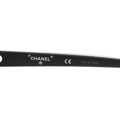 Chanel Acetate Visor Sunglasses 71046 Matte Black 6 of 8