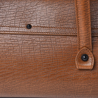 Gucci Calfskin Bamboo Bullet Satchel Brown 13 of 15