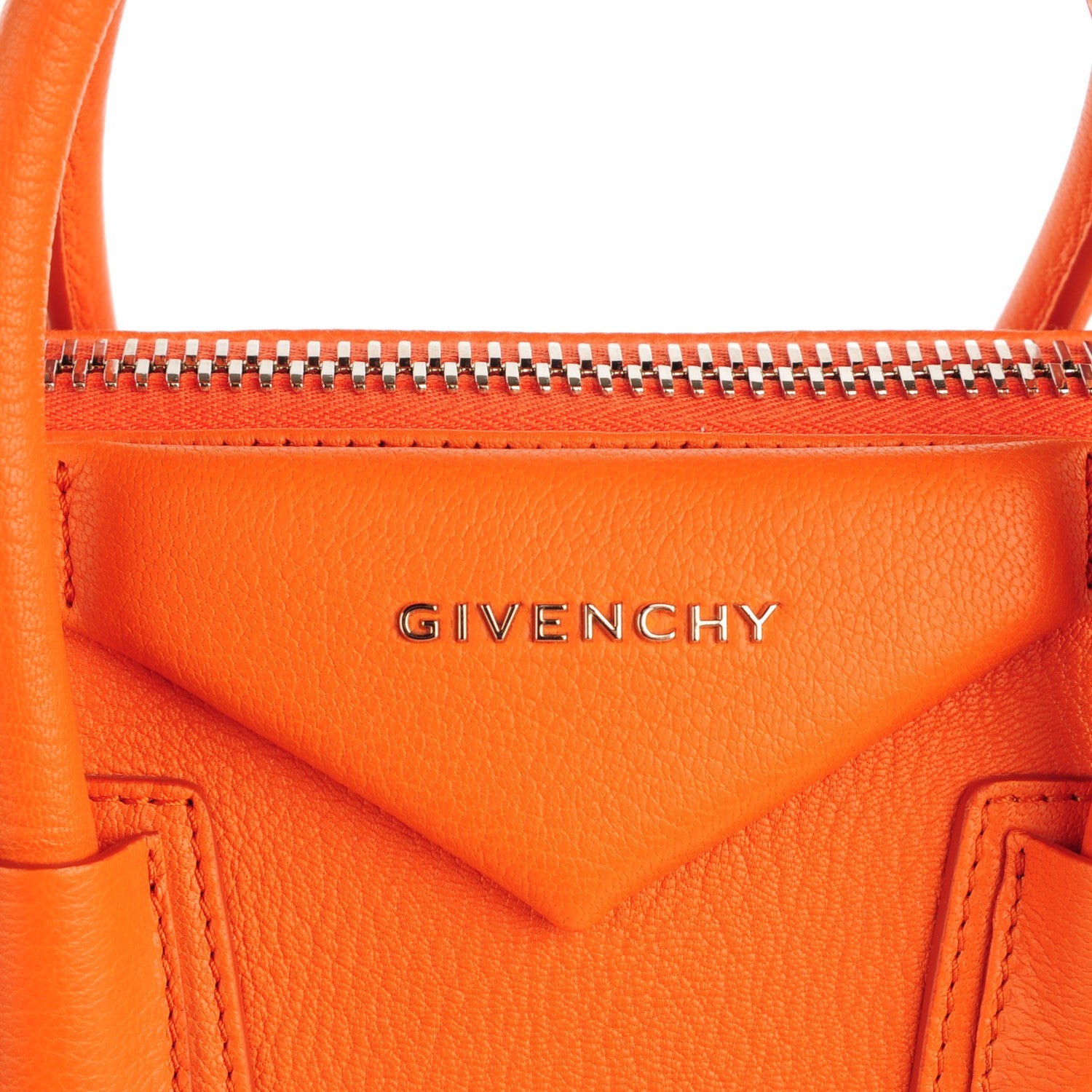 Givenchy Sugar Goatskin Small Antigona Orange 5 of 8