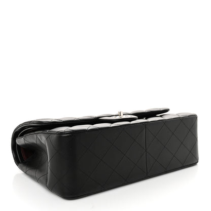 Chanel Lambskin Quilted Jumbo Double Flap Black 4 of 10