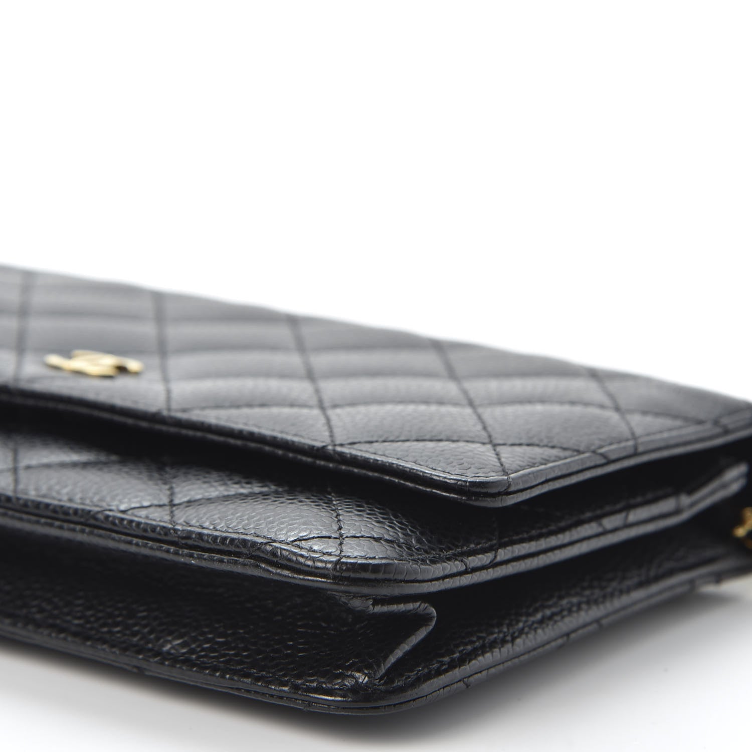 Chanel Caviar Quilted Wallet On Chain WOC Black 6 of 11