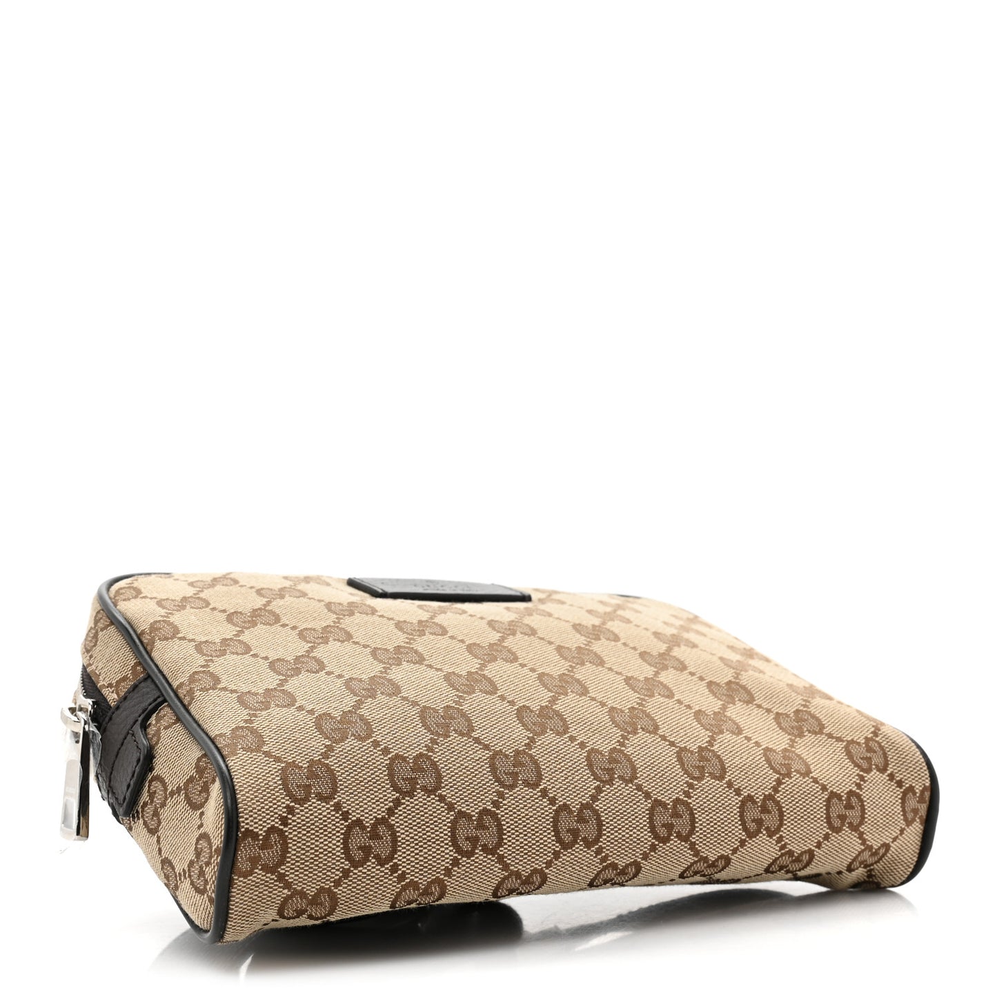 Monogram Dollar Calfskin Belt Bag Beige Ebony Testa di Moro Marrone Scuro