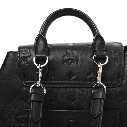 MCM Calfskin Ottomar Monogram Essential Backpack Black 15 of 21