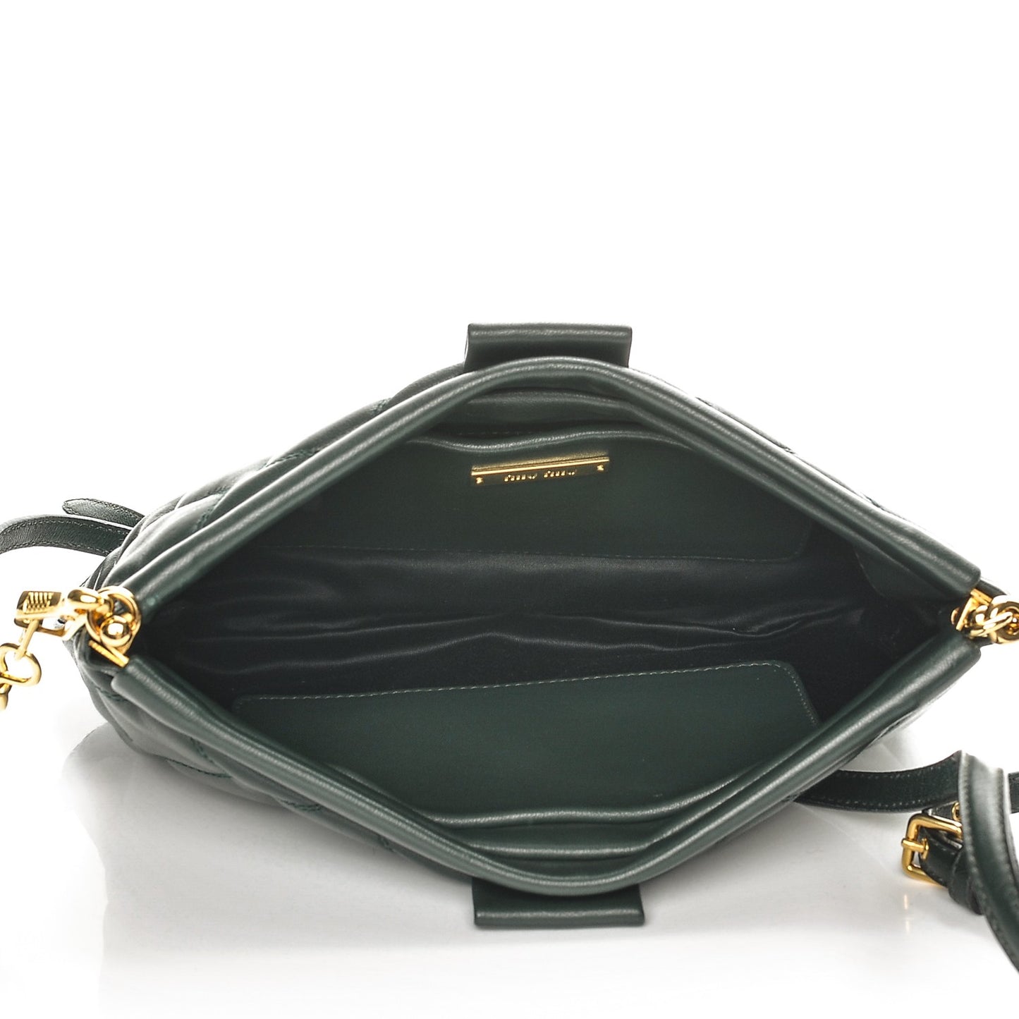 Nappa Padded Crossbody Smeraldo