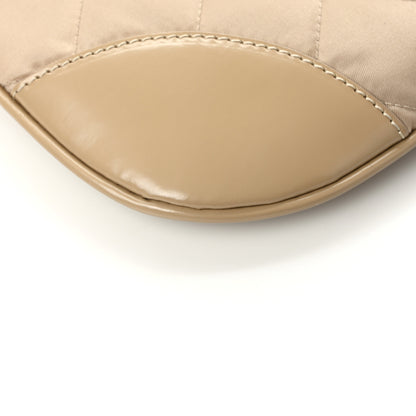 Burberry Patent Nylon Quilted Hoxton Bag Beige 8 of 9