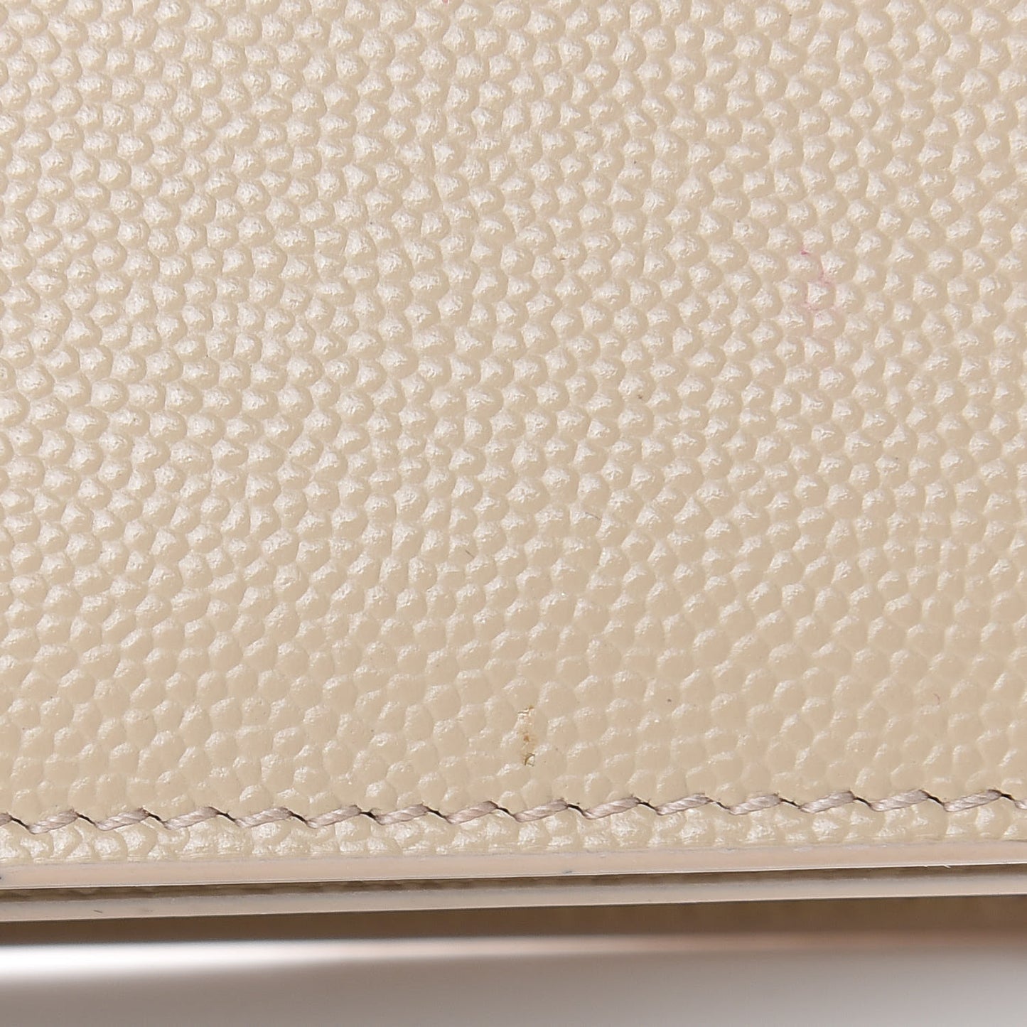 Grain De Poudre Classic Kate Monogram Clutch Nude Powder