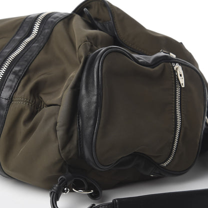 Alexander Wang Lambskin Nylon Marti Backpack Military 7 of 8