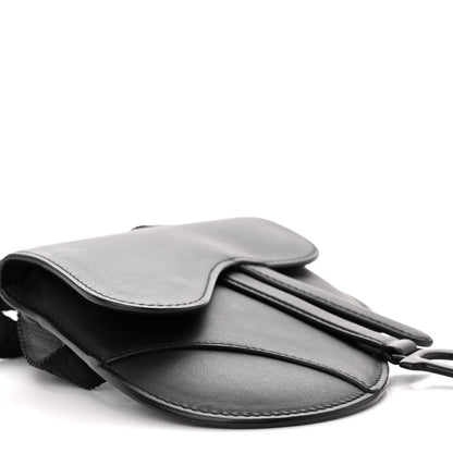 Christian Dior Ultra Matte Calfskin Saddle Belt Bag Black 7 of 9