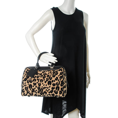 Louis Vuitton Jacquard Velvet Leopard Print Stephen Sprouse Speedy 2 of 7