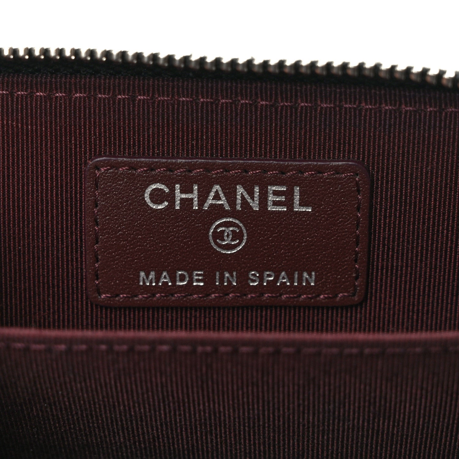 Chanel Caviar Quilted Zip Coin Purse Black 6 of 9