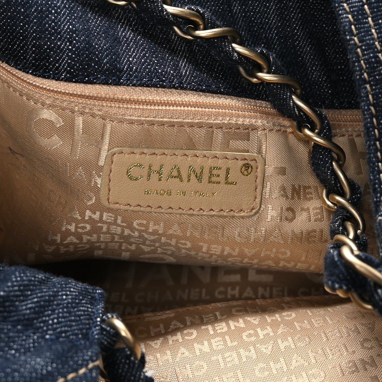 Chanel Denim XL Coco Cabas Tote Blue 7 of 10
