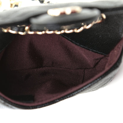 Chanel Caviar Quilted Mini Chain Belt Bag Black 6 of 10