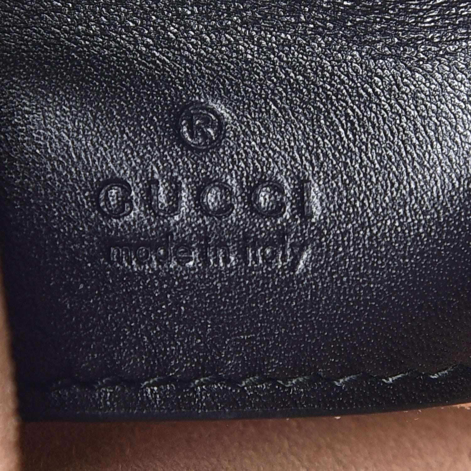 Gucci Calfskin Matelasse Mini GG Marmont Chain Bag Black 8 of 10
