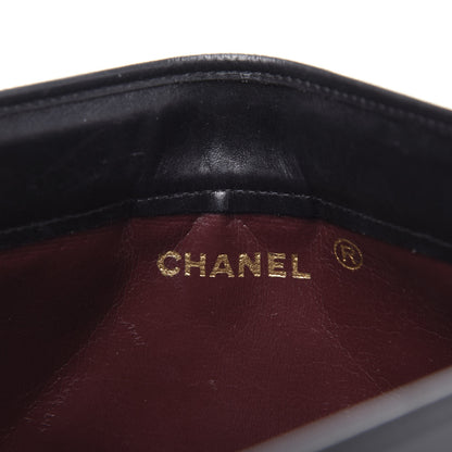 Chanel Lambskin Quilted CC Large Clutch Black 9 of 10