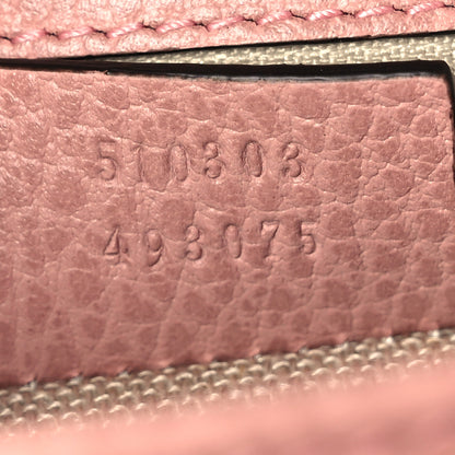 Gucci Dollar Calfskin Interlocking G Shoulder Bag Soft Pink 7 of 10