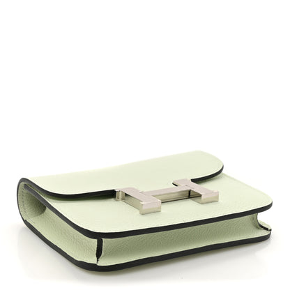 Hermes Evercolor Constance Slim Wallet Vert Fizz 5 of 10