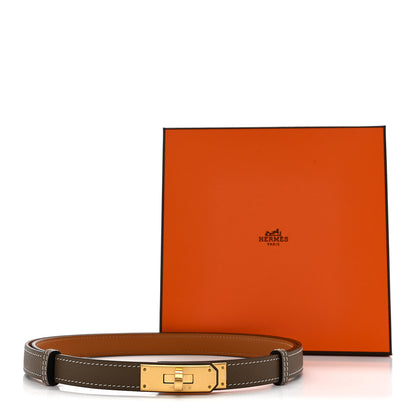 Hermes Epsom Kelly Belt Etoupe 4 of 4
