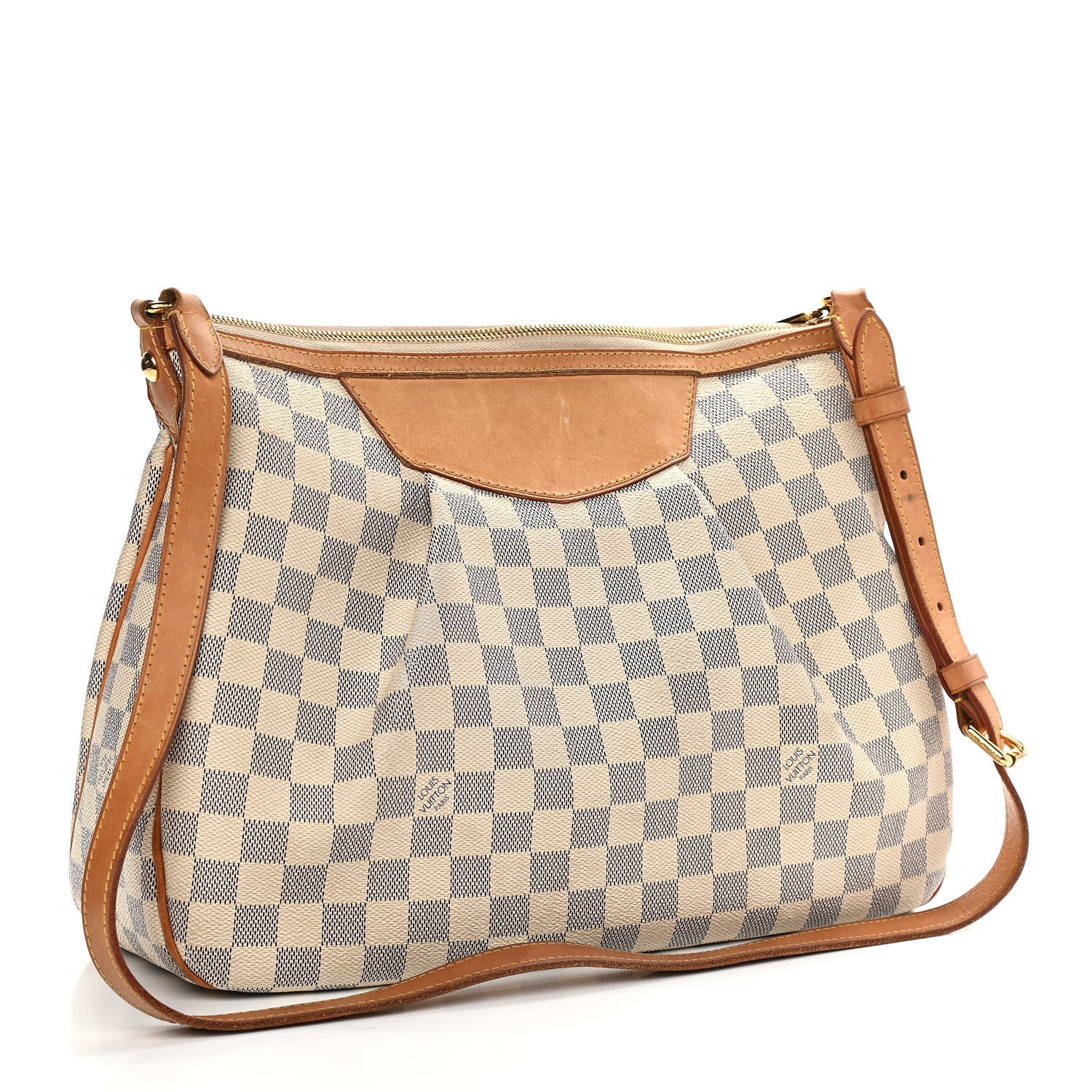 Louis Vuitton Damier Azur Siracusa MM 3 of 14
