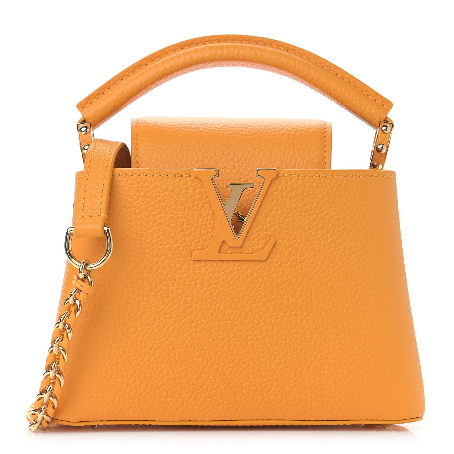 Taurillon Mini Capucines Sunbeam Yellow